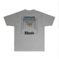 Rhude T-shirts Printed Trendy Pure Cotton