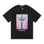 PURPLE  fashion T-shirt