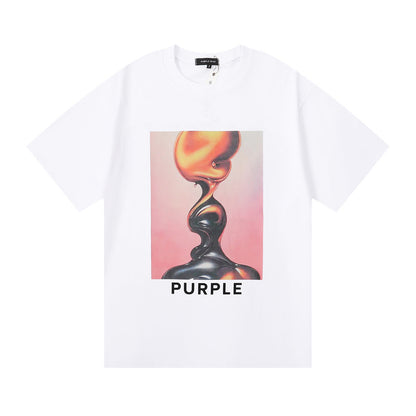 PURPLE  fashion T-shirt