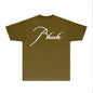 Rhude T-shirts Printed Trendy Pure Cotton