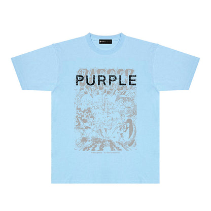 PURPLE  fashion T-shirt