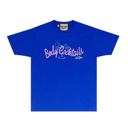 Gallery Dept T Shirt Retro Printed Loose Short-Sleeved Shirt