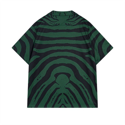 Rhude T-shirt Zebra Letter Embroidery Casual Short Sleeve Shirt, Shorts