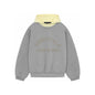 SS24 Hoodie Dark Heather Oatmeal/Garden Yellow
