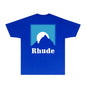 Rhude T-shirts Printed Trendy Pure Cotton