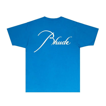 Rhude T-shirts Printed Trendy Pure Cotton