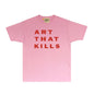 Gallery Dept T Shirt Retro Printed Loose Short-Sleeved Shirt