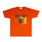 Rhude T-shirts Printed Trendy Pure Cotton