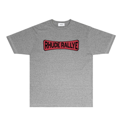 Rhude T-shirts Printed Trendy Pure Cotton