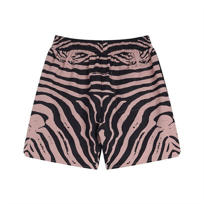 Rhude T-shirt Zebra Letter Embroidery Casual Short Sleeve Shirt, Shorts