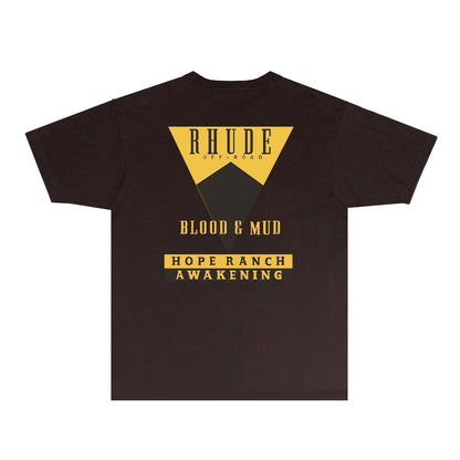 Rhude T-shirts Printed Trendy Pure Cotton