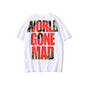 Bathing Ape T-Shirt Summer Monkey Head Letter Short Sleeve T-shirt