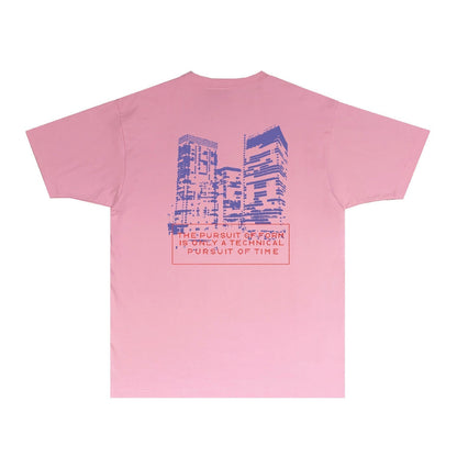 Gallery Dept T Shirt Retro Printed Loose Short-Sleeved Shirt