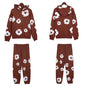 Denim Tears Outfit:Hoodie/Sweatpants (Separate Purchase Options) Casual Pants
