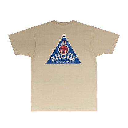 Rhude T-shirts Printed Trendy Pure Cotton