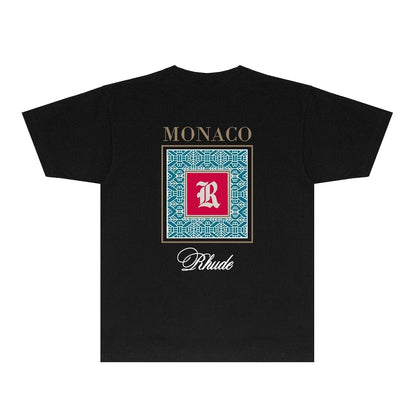 Rhude T-shirts Printed Trendy Pure Cotton