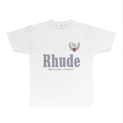 Rhude T-shirts Printed Trendy Pure Cotton