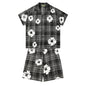 Denim Tears Shirt & Shorts 2 Piece Set Kapok Plaid Short Sleeve