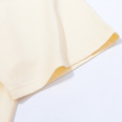 Rhude T-shirt Sunset Design Sense Printed Short Sleeve T-shirt