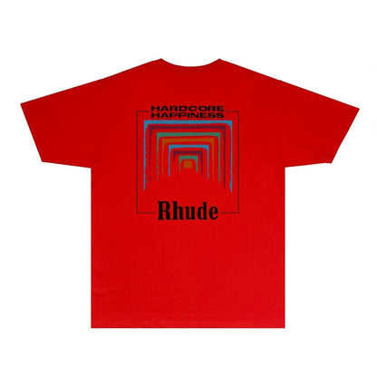 Rhude T-shirts Printed Trendy Pure Cotton