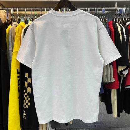 Rhude T-shirts Windsurfing Printed Cotton Casual Short Sleeves Men and Women