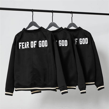 Fifth Collection Half Zip Satin Coaches Jacket justin bieber same style