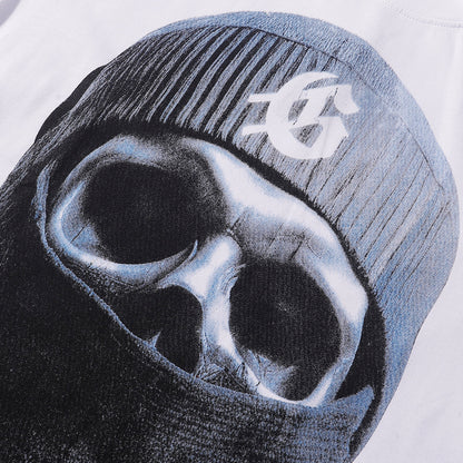 Godspeed T-shirts Masked Man Printed Cotton Casual Short Sleeve Men and Women
