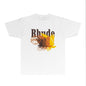 Rhude T-shirts Printed Trendy Pure Cotton