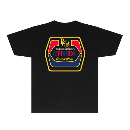 Rhude T-shirts Printed Trendy Pure Cotton