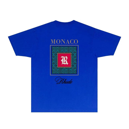 Rhude T-shirts Printed Trendy Pure Cotton