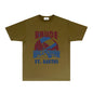 Rhude T-shirts Printed Trendy Pure Cotton