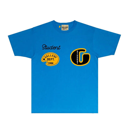 Gallery Dept T Shirt Retro Printed Loose Short-Sleeved Shirt (part2)