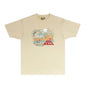 Gallery Dept T Shirt Retro Printed Loose Short-Sleeved Shirt