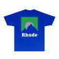 Rhude T-shirts Printed Trendy Pure Cotton
