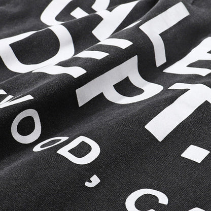 Gallery Dept T-shitrs Vintage Printed Letter Short Sleeve T-shirt
