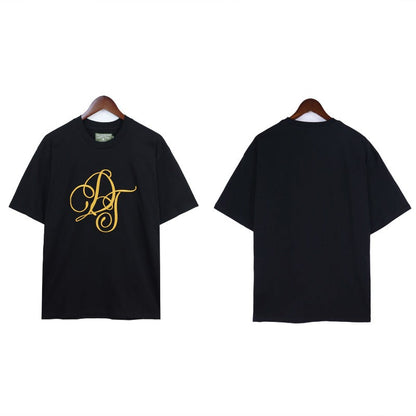 Denim Tears T-shirts Embroidered Short Sleeve T-shirts