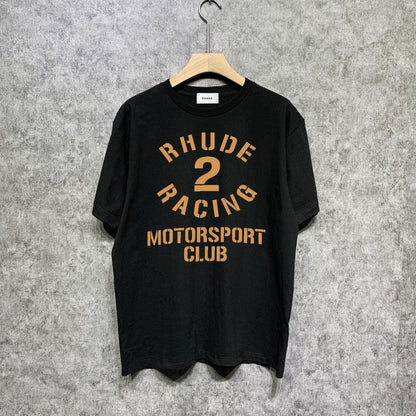 Rhude T-shirts Printed Trendy Pure Cotton