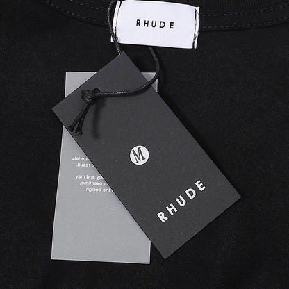 Rhude T-shirts Chevron Logo Repeat