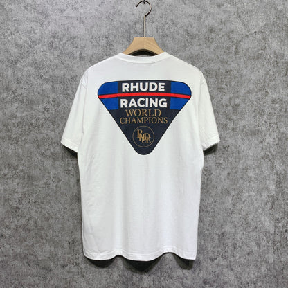 Rhude T-shirts Printed Trendy Pure Cotton