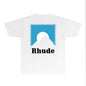 Rhude T-shirts Printed Trendy Pure Cotton