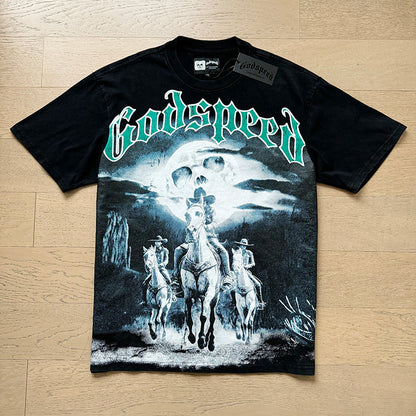 Godspeed T-shirts Retro Fantasy Pattern