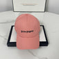 Palm Angels hats flame alphabet palm tree embroidered distressed baseball cap