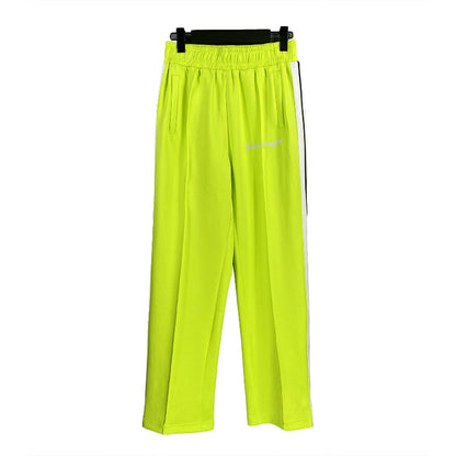 Palm Angle Pants Palm Angels Black and White Striped Casual Trousers Men's and Women's Sports Pants