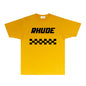 Rhude T-shirts Printed Trendy Pure Cotton