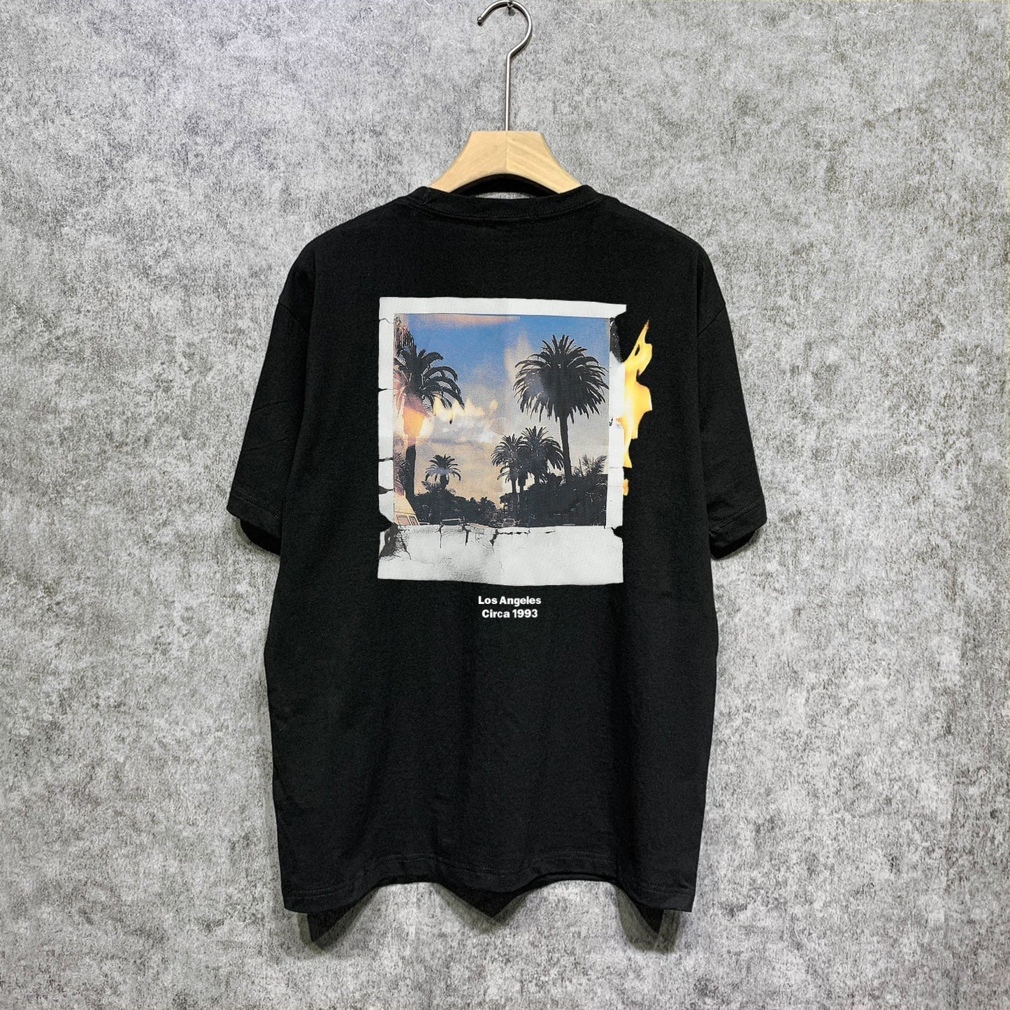 Gallery Dept T Shirt Retro Printed Loose Short-Sleeved Shirt