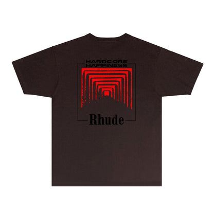 Rhude T-shirts Printed Trendy Pure Cotton