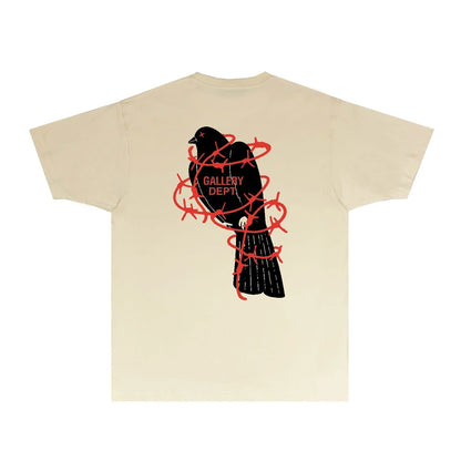 Gallery Dept T Shirt Retro Printed Loose Short-Sleeved Shirt (part2)