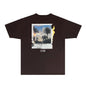 Gallery Dept T Shirt Retro Printed Loose Short-Sleeved Shirt