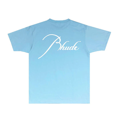 Rhude T-shirts Printed Trendy Pure Cotton