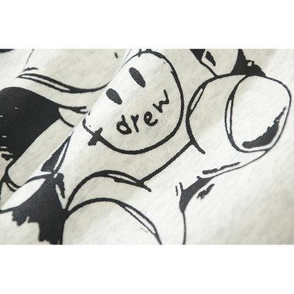 Drew House Sweatshirts Bear Crew Neck Fleece Sweater